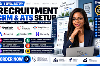 setup firefish recruitment crm zoho recruit tempworks avionté trackerrms humanly