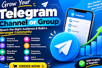 do organic telegram promotion telegram channel tg ads to gain real follower