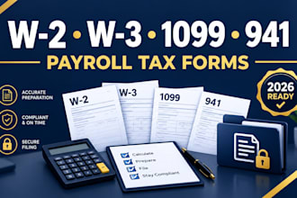 prepare and efile w2 w3 1099 941 payroll tax forms