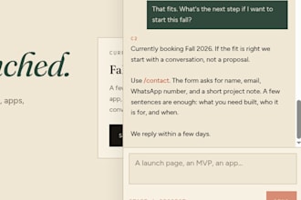 build a custom ai chatbot for your website or business