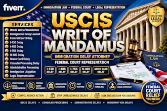 draft writ of mandamus petition as your immigration lawyer
