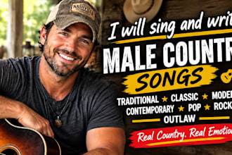 sing write male country traditional classic modern contemporary pop rock outlaw