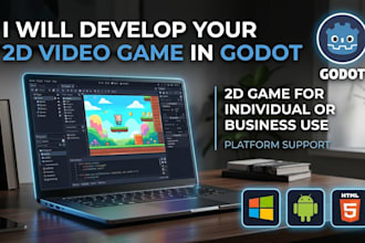 build a complete 2d godot game for individual or commercial use
