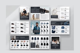 do interactive digital product catalog price list flipbook magazine menu design