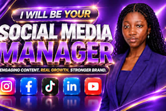 be your social media manager content creator and marketing manager