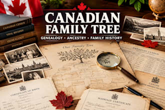 do canadian family tree genealogy research ancestry records and heritage lineage