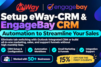 setup engagebay eway crm outlook crm marketing automation crm setup