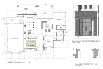 do garage, city permit blueprints architect, 2d floor plans, house, shed, adu