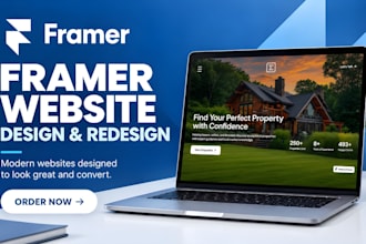 framer website, fix framer redesign, develop your framer landing page, ecommerce