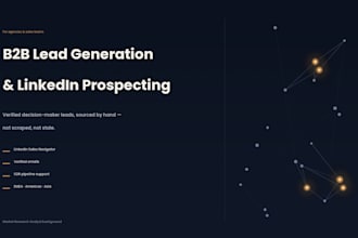 be your linkedin outreach and sales development expert