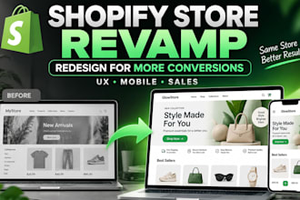 redesign shopify store revamp conversion optimization