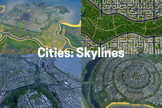 make immersive maps, npcs, and skins for cities skylines, rimworld, sim4