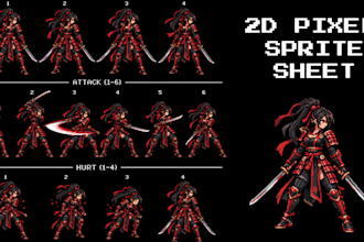 do pixel art animation pixel art sprite sheet, pixel art character rpg game art