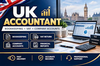 be your uk accountant for bookkeeping, vat and company accounts