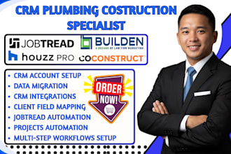 setup plumbing companies with jobtread coconstruct buildebn houzz pro automation