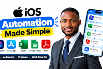 create ios app automation ai workflow excel google sheet pdf apple shortcut
