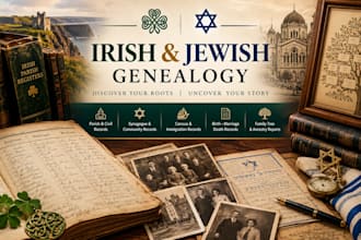 do irish and jewish genealogy family tree ancestry synagogue and archival record