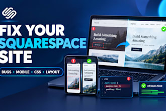 fix bugs and issues on your squarespace website