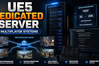 develop unreal engine 5 dedicated multiplayer server systems