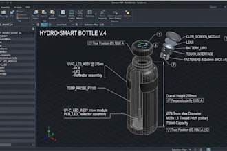 design your smart food containers, lunch boxes hydration accessories cad design