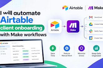 automate airtable client onboarding with make workflows