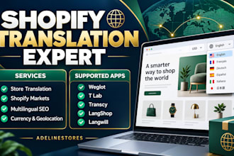 setup shopify translation weglot tlab transcy langshop langwill ts hextom ez ea