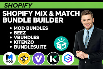 setup shopify mix and match bundle builder kitenzo vbundles beez mod bundles