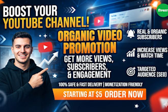organical youtube video promotion