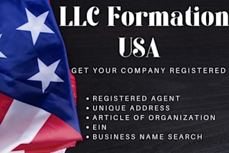 do llc registration, company registration in USA with with ein
