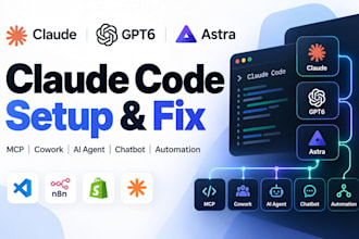 claude code setup fix mcp cowork ai agent chatbot automation claudeai gpt6 astra