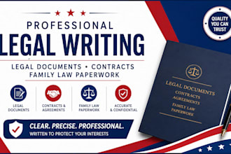 legal writing consultant for legal documents, contracts and family law paperwork