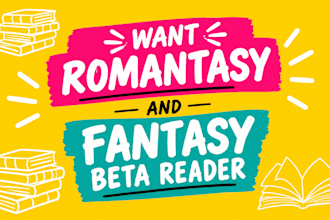 be your romantasy beta reader fantasy, romance beta reader