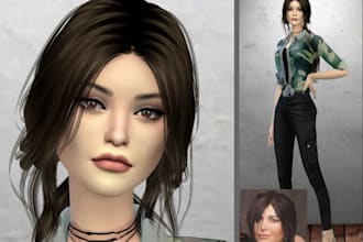 create custom sims 4 characters, cc, and mods