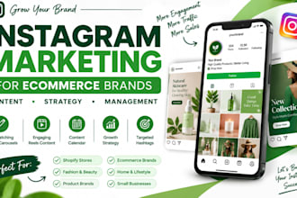 manage your instagram marketing and content for your ecommerce brand