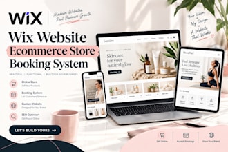 redesign wix website ecommerce store booking system acuity scheduling wix shop