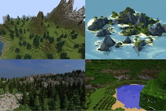 make, build minecraft custom terrain maps