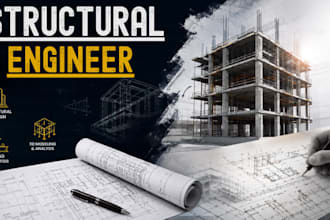 be your structural engineer for structural drawing design and load analysis