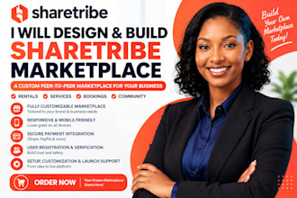 l build and customize your sharetribe marketplace, sharetribe go or flex