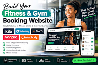 build kilo wellnessliving pike13 vagaro mindbody fitness gym booking website