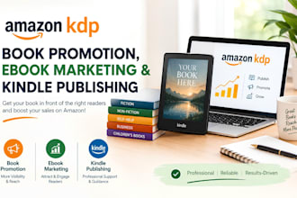do amazon KDP promotion, ebook marketing and amazon kindle book publishing