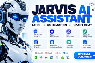 build your personal jarvis ai assistant for tasks, automation and smart chat