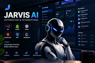 build jarvis ai assistant jarvis ai agent n8n claude mcp code shopify automation