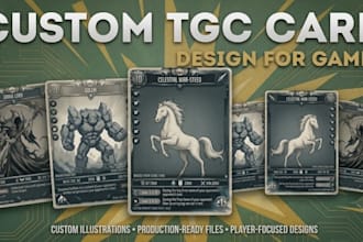 design custom tarot cards board card game trading game
