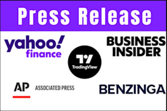 do press release distribution on yahoo finance