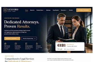 build squarespace immigration lawyer website attorney legal consultation site