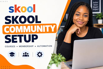 set up your skool community, courses and membership