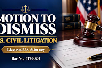 draft a US civil litigation motion to dismiss