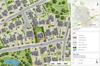 create scaled location, block and site plans for UK planning
