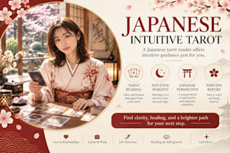 give you an intuitive japanese tarot reading