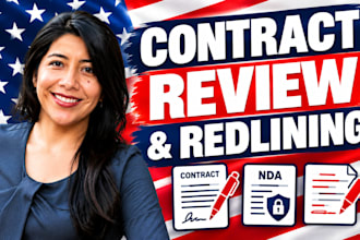 review, revise and redline contracts, nda and legal documents professionally